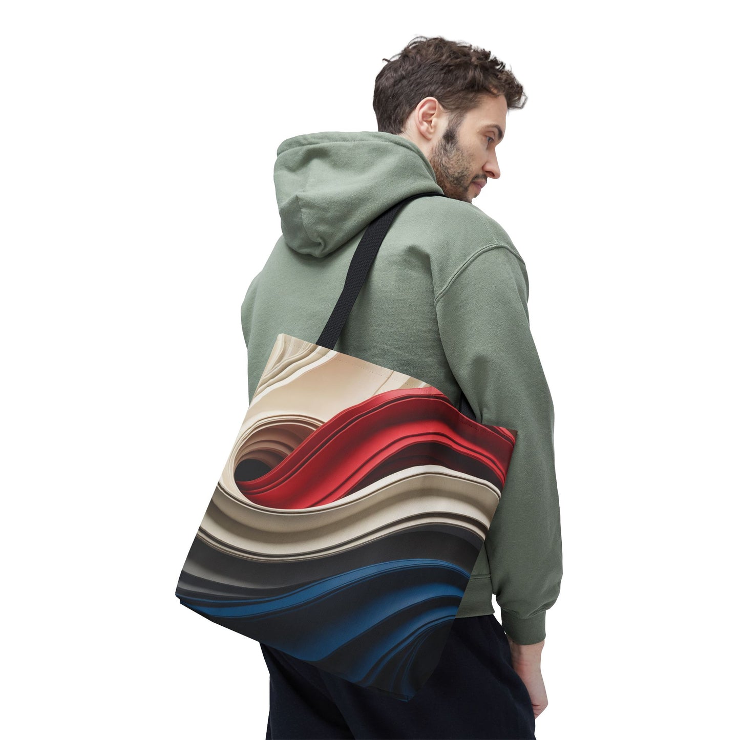 Patriot Swirl 10646410 Tote Bag 16x16