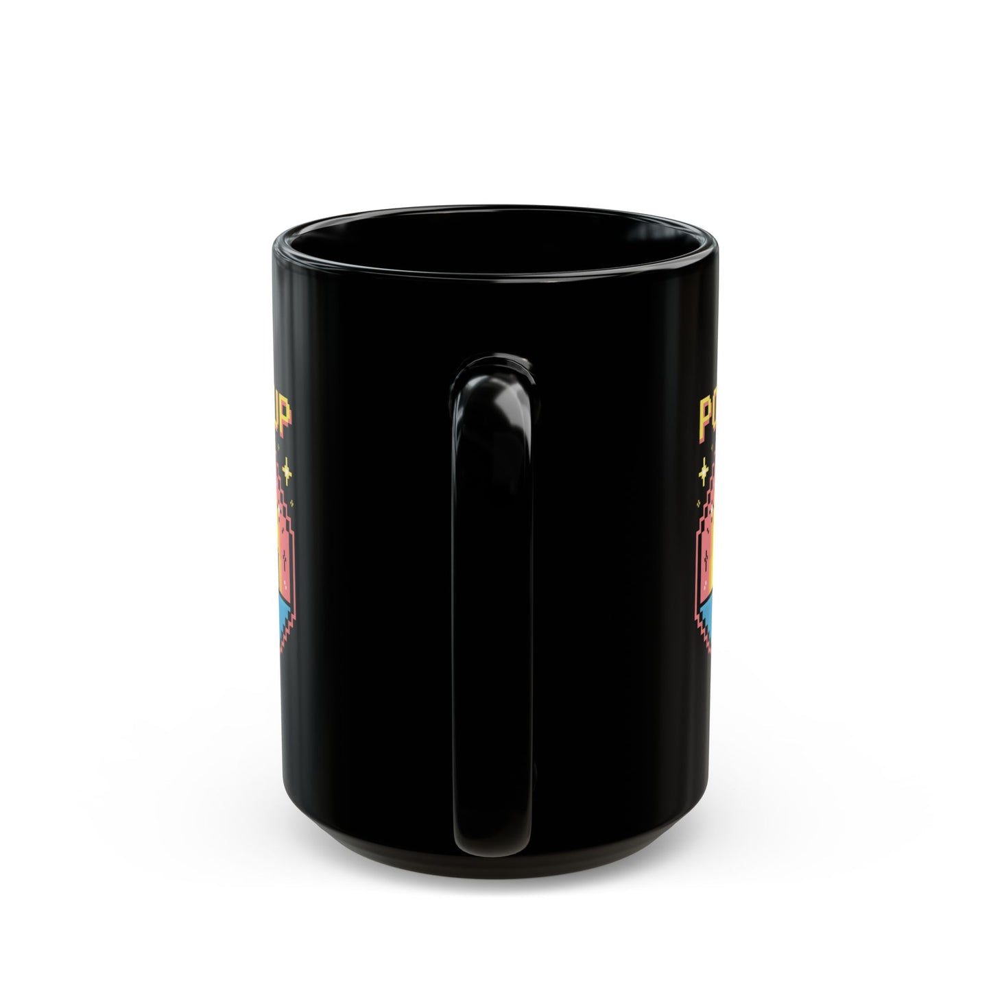Pixel Art Coffee Mug | Power Up Design | Retro Gamer Gift | Coffee Lover's Mug | Unique Kitchenware | Birthday, Holiday Present