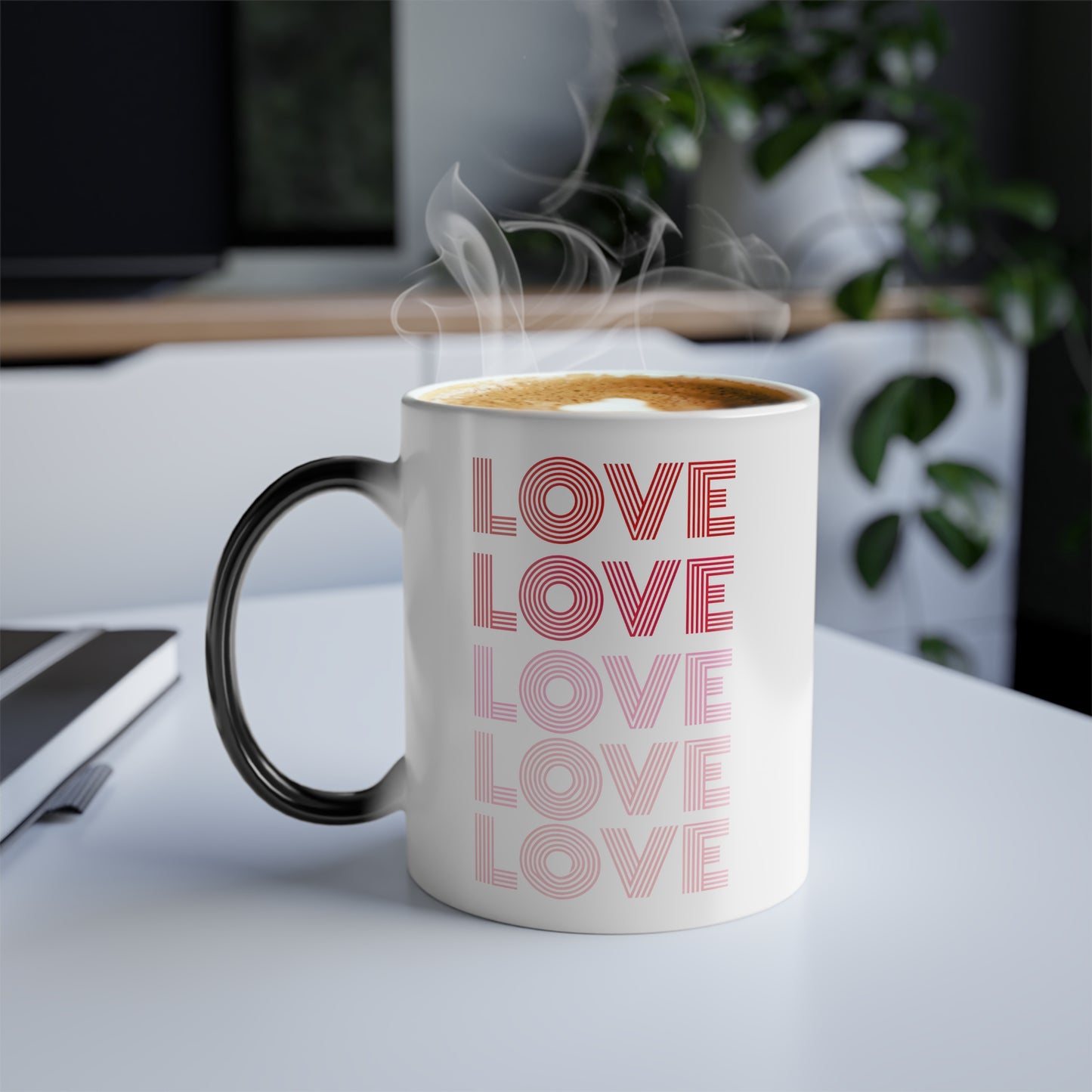 Color Morphing Love Mug - 11oz Heat Sensitive Cup for Romance and Gifts