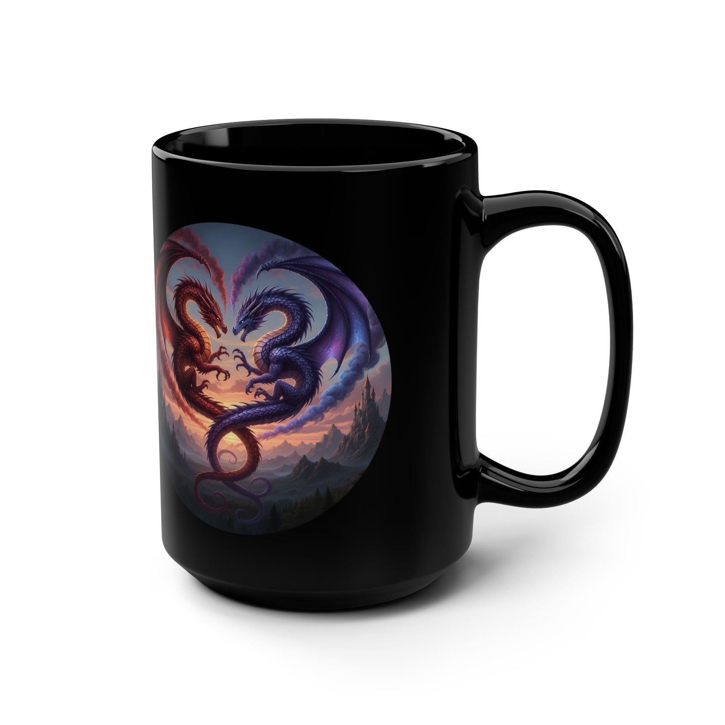 Dual-Color Fantasy Dragon 15oz Mug- Score 94