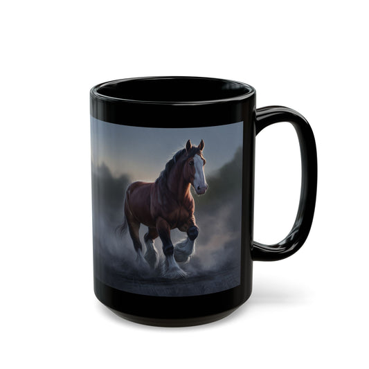 Rain Clyde Black Mug (15oz)