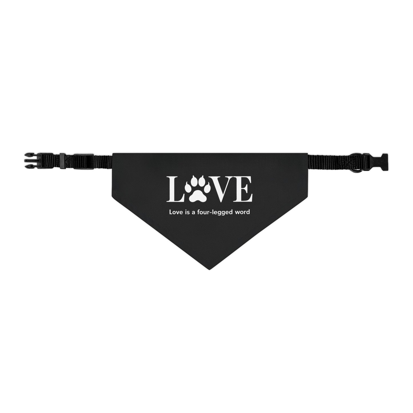 Love Pet Bandana Collar - Perfect for Dog Lovers - Adjustable & Stylish