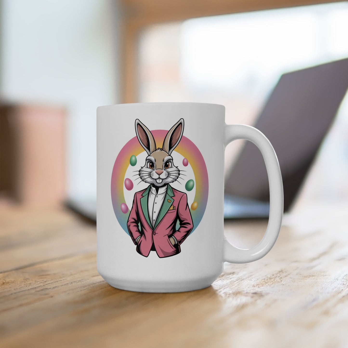 The Bunny That Made Ceramic Mug, (15oz)