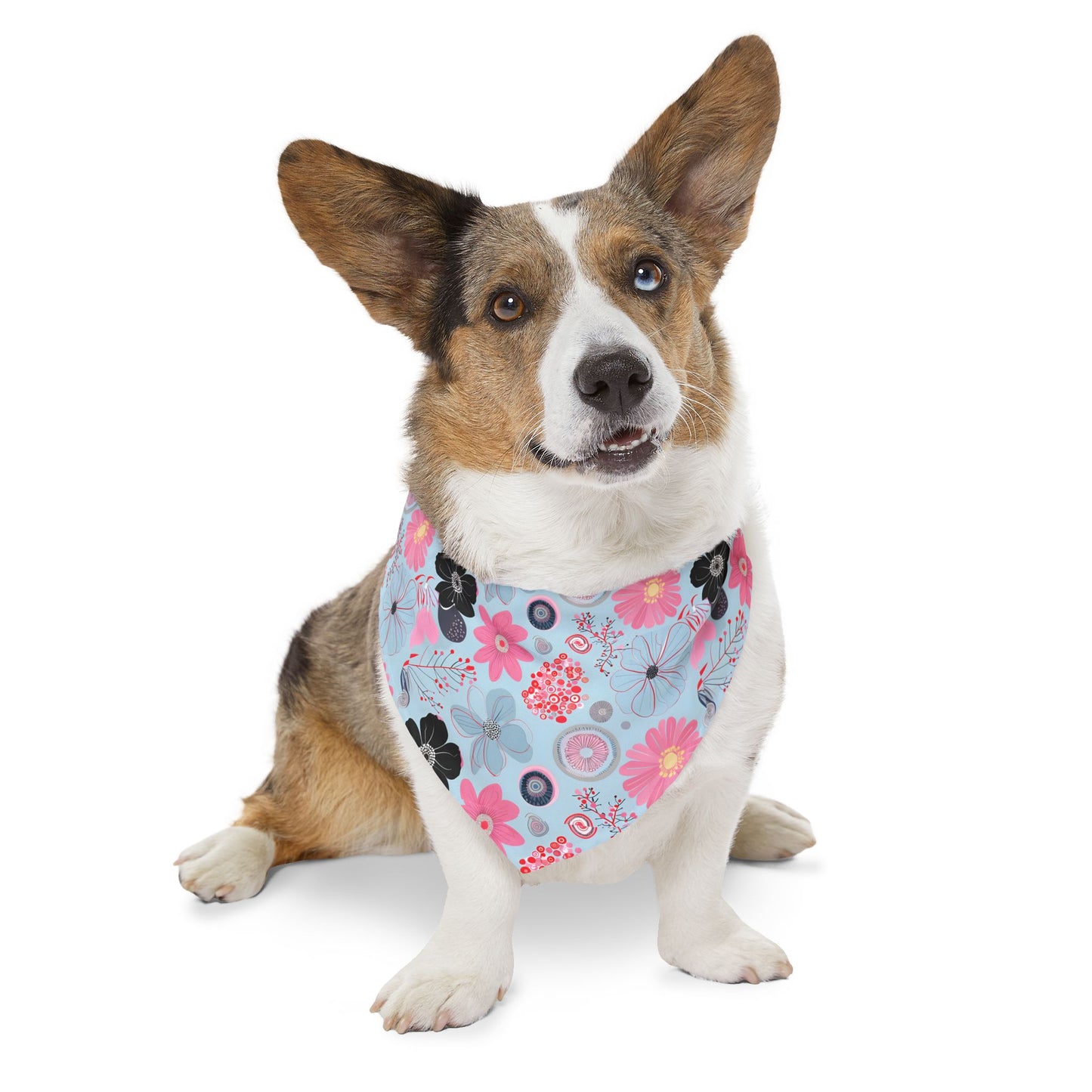 Floral Pet Bandana Collar - Stylish Dog Accessory for All Occasions