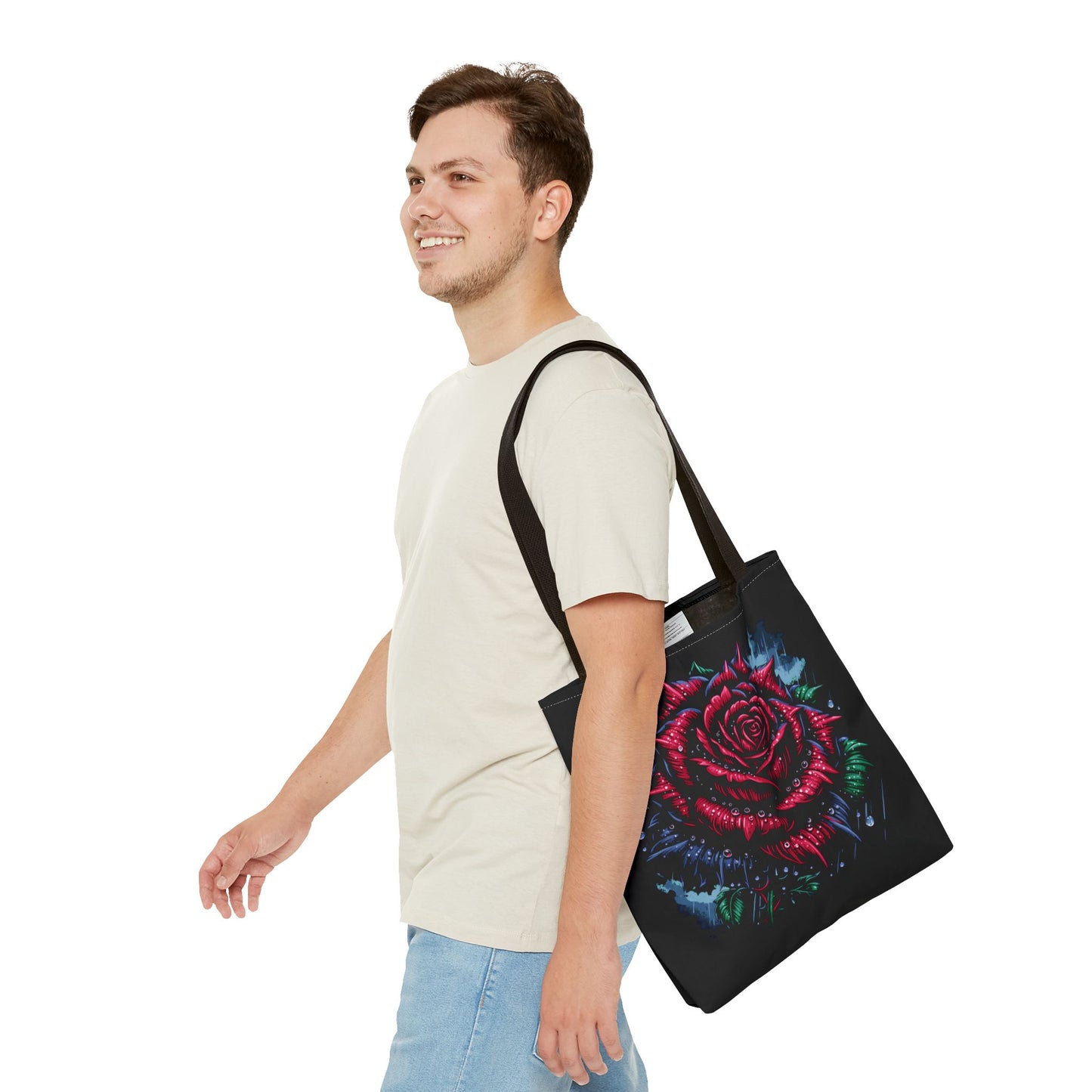 Rose 16x16 Tote Bag (AOP)