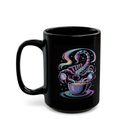 Cosmic Scorpio Mug - Astrology Gift, Unique Coffee Cup for Zodiac Lovers, Horoscope Theme, Magical Scorpion Design