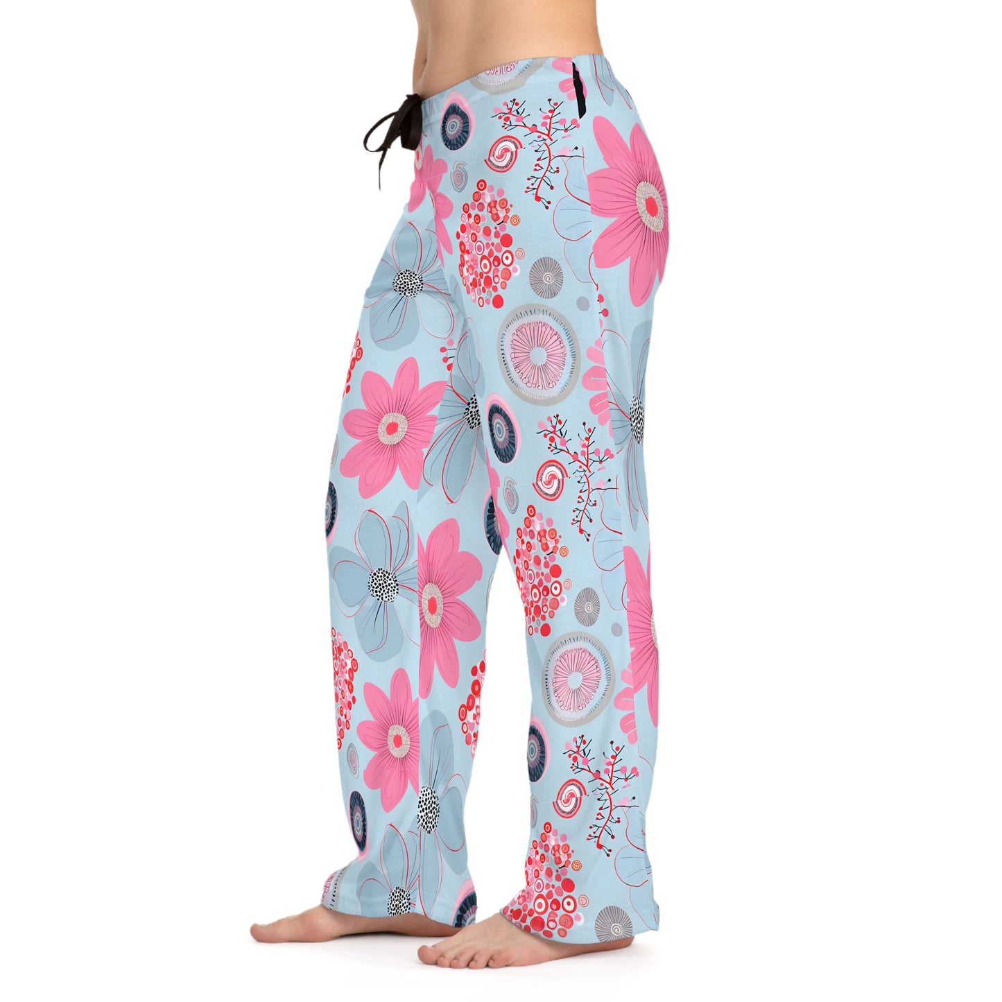 Floral Women's Pajama Pants - Cozy Sleepwear for Relaxing Nights