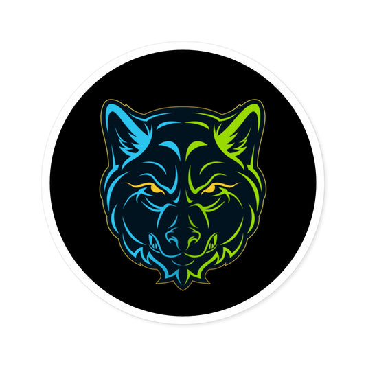 Bold Lair Gadgets Wolf Design Stickers, Unique Art Decals, Laptop Decor, Indoor/Outdoor Stickers, Great for Gifts & Personalization
