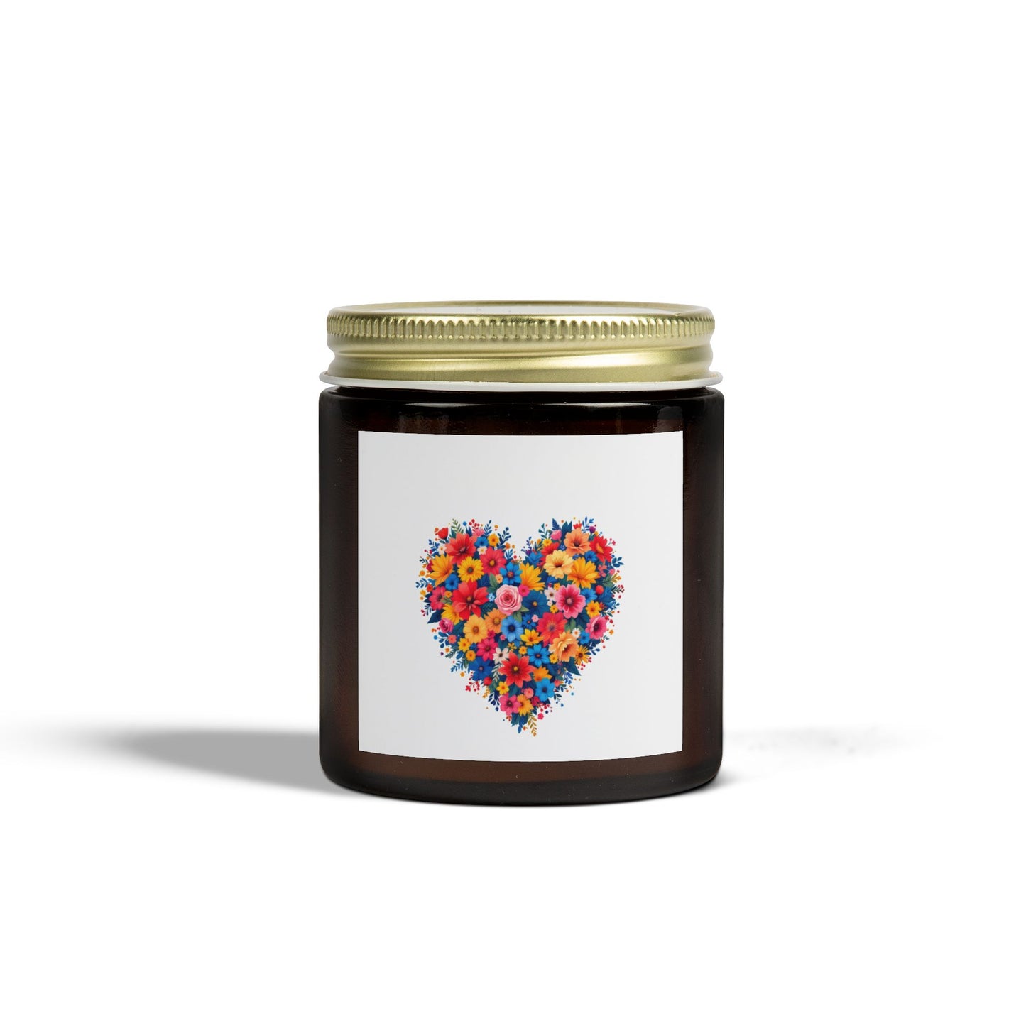 Floral Heart Scented Candles