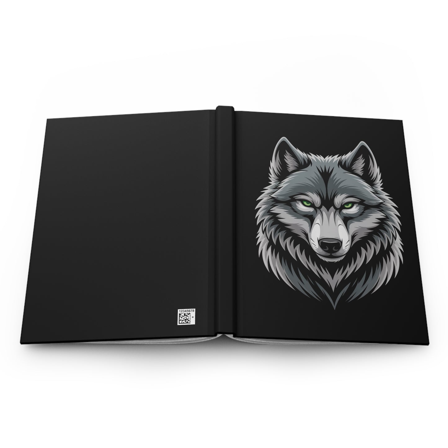 Wolf Hardcover Journal Matte