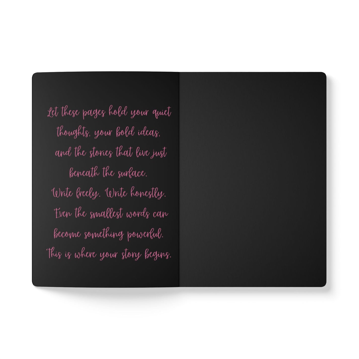 For W Softcover Journal (with Inside Prints)
