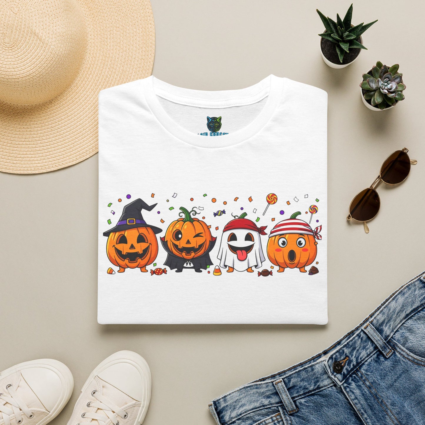 Pumpkin Friends Unisex Softstyle T-Shirt