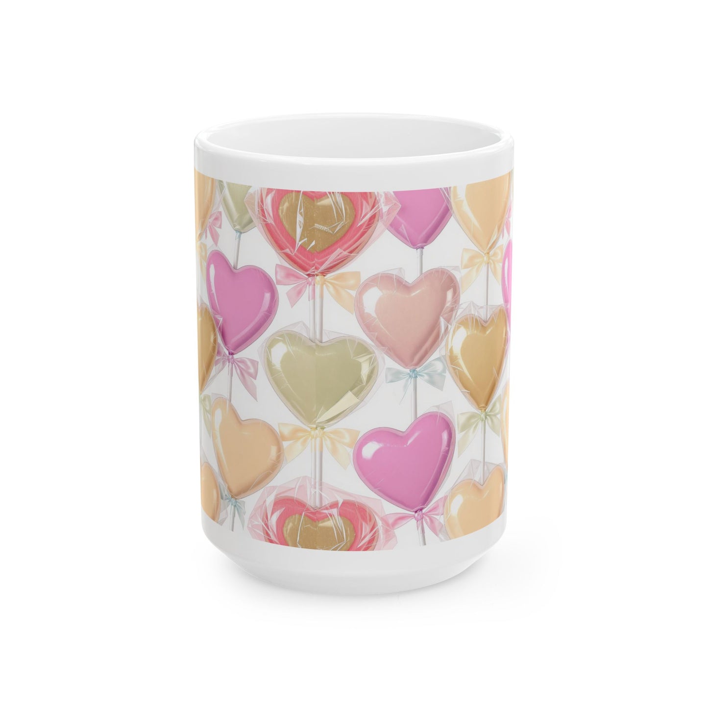 Heart Balloon Ceramic Mug 15oz- Score 84