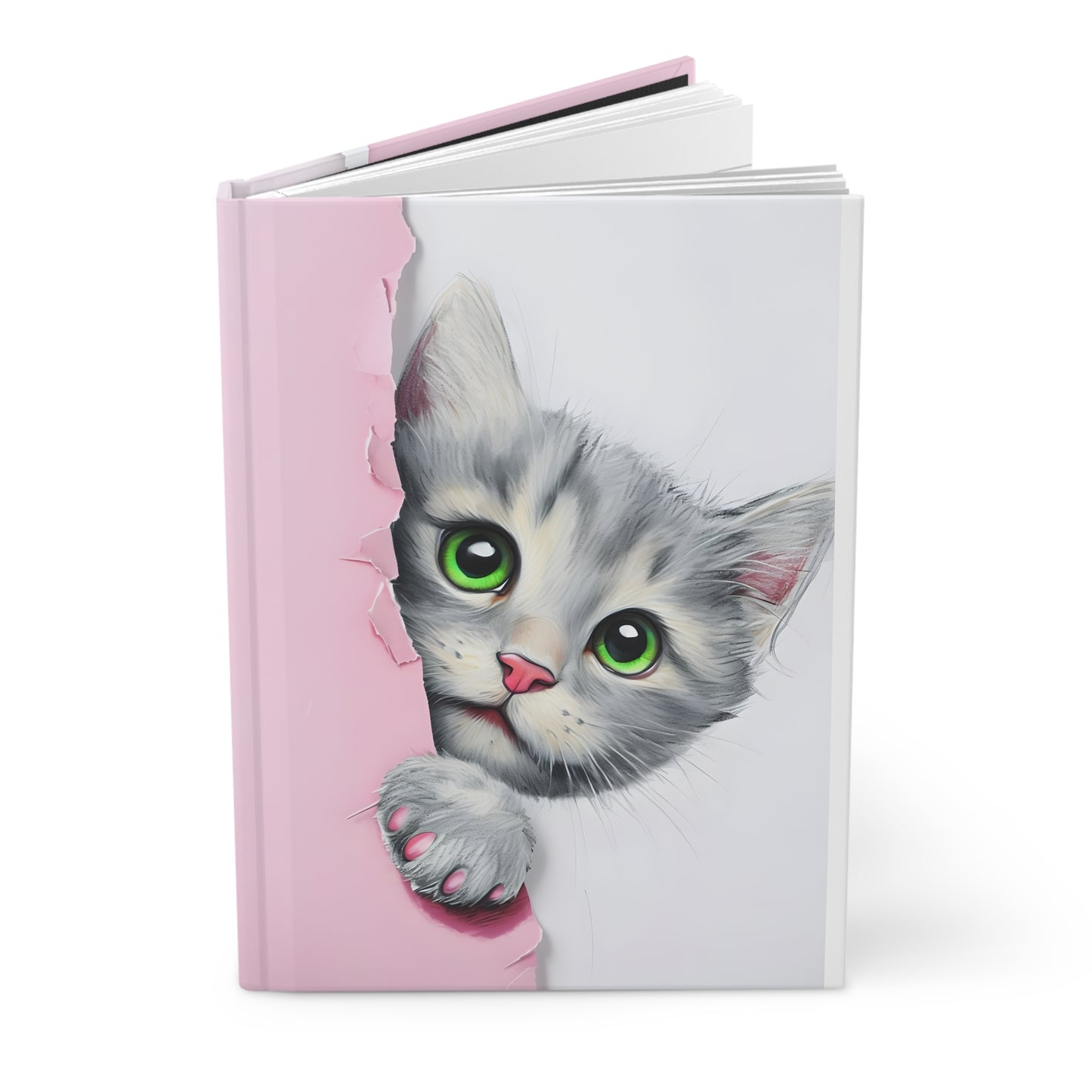 Adorable Cat-Designed Hardcover Journal for Cat Lovers