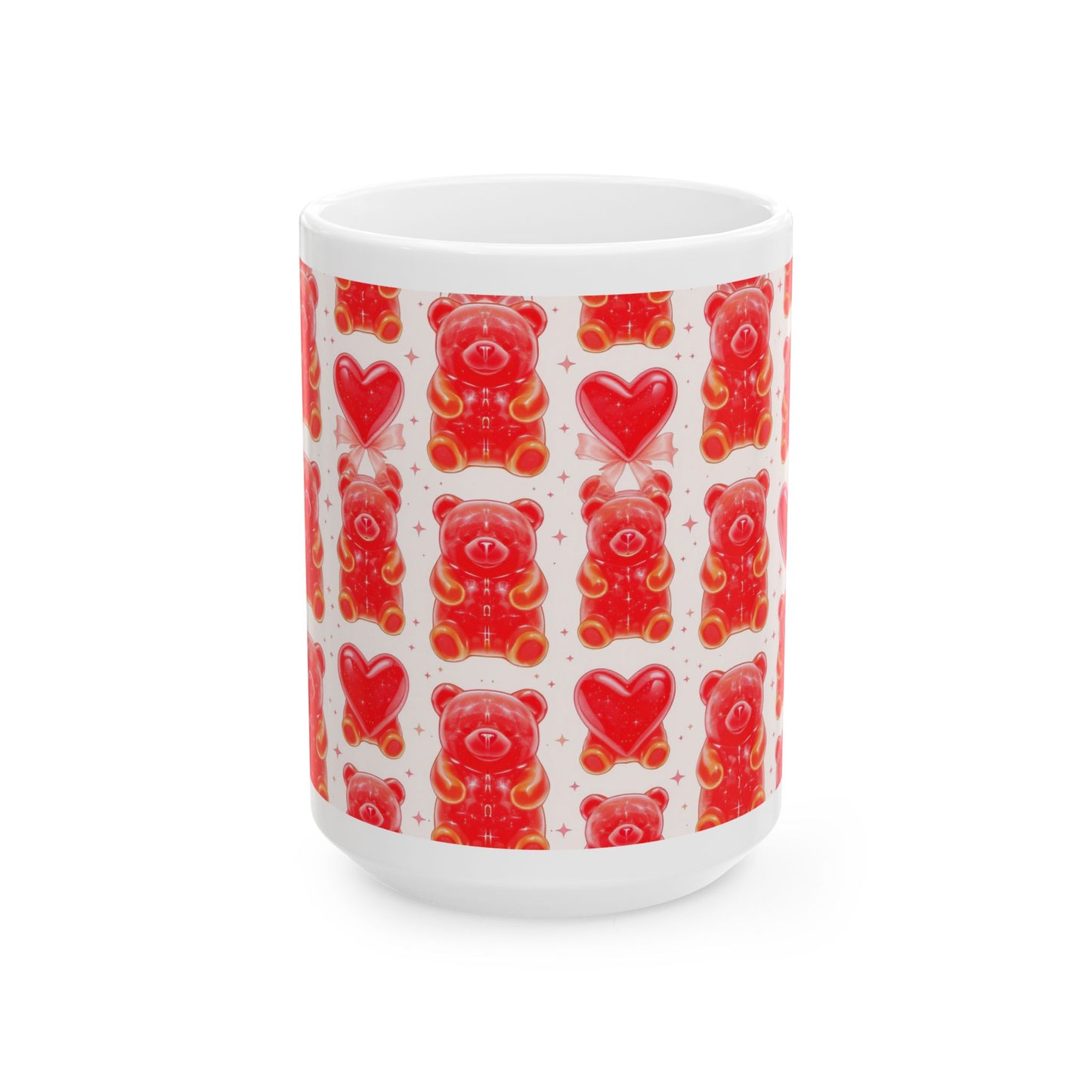 Gummy Bear Hearts Ceramic Mug 15oz- Score 93