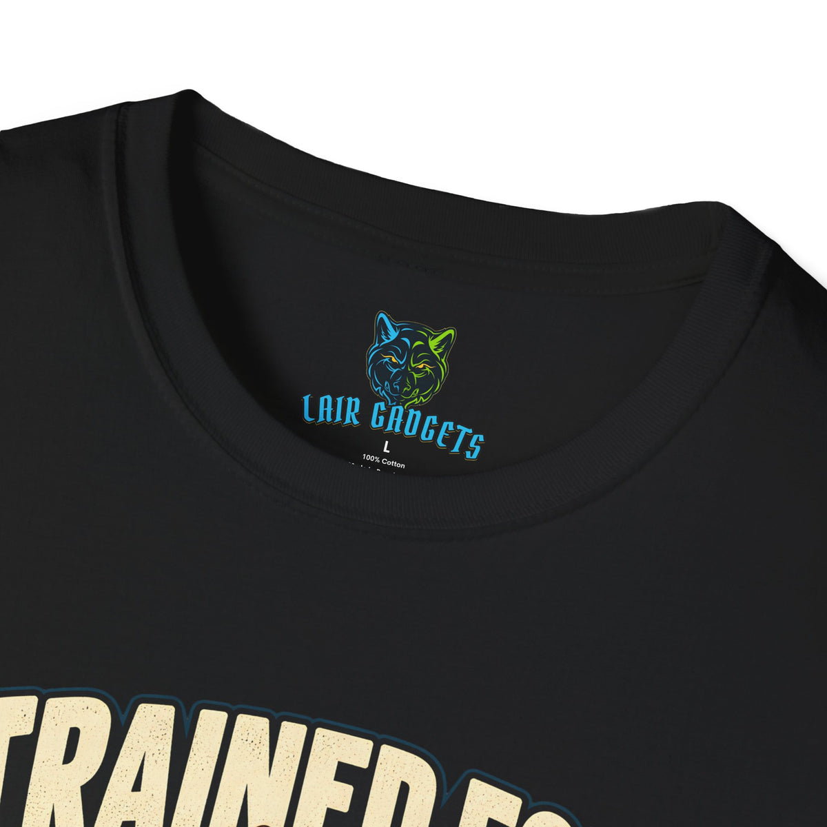 Trained for Absolutely None of This nurse graphic tee, alternate view