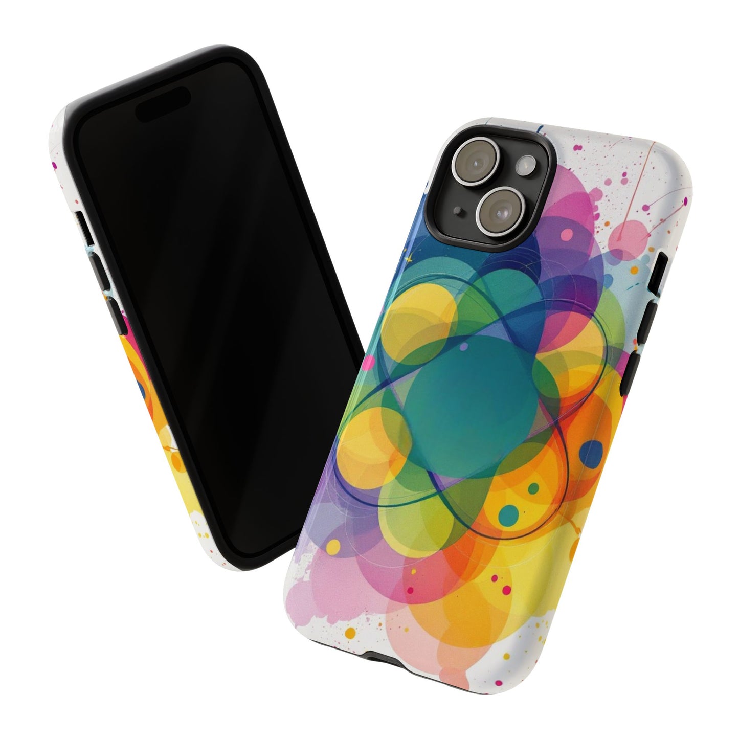 Vibrant Geometric Phone Case, Tough and Stylish Protection for Your Device