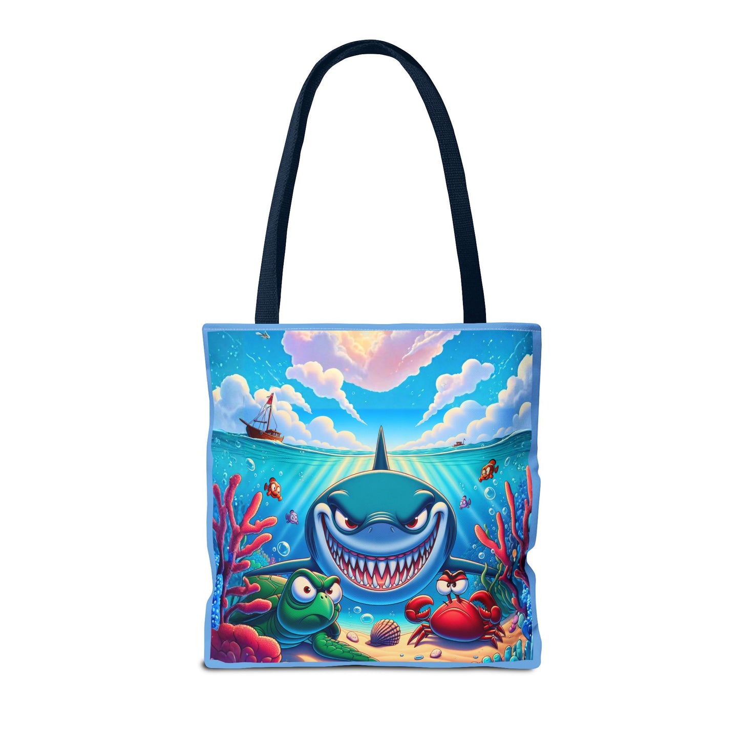 Sharky and Friends Tote Bag (AOP)