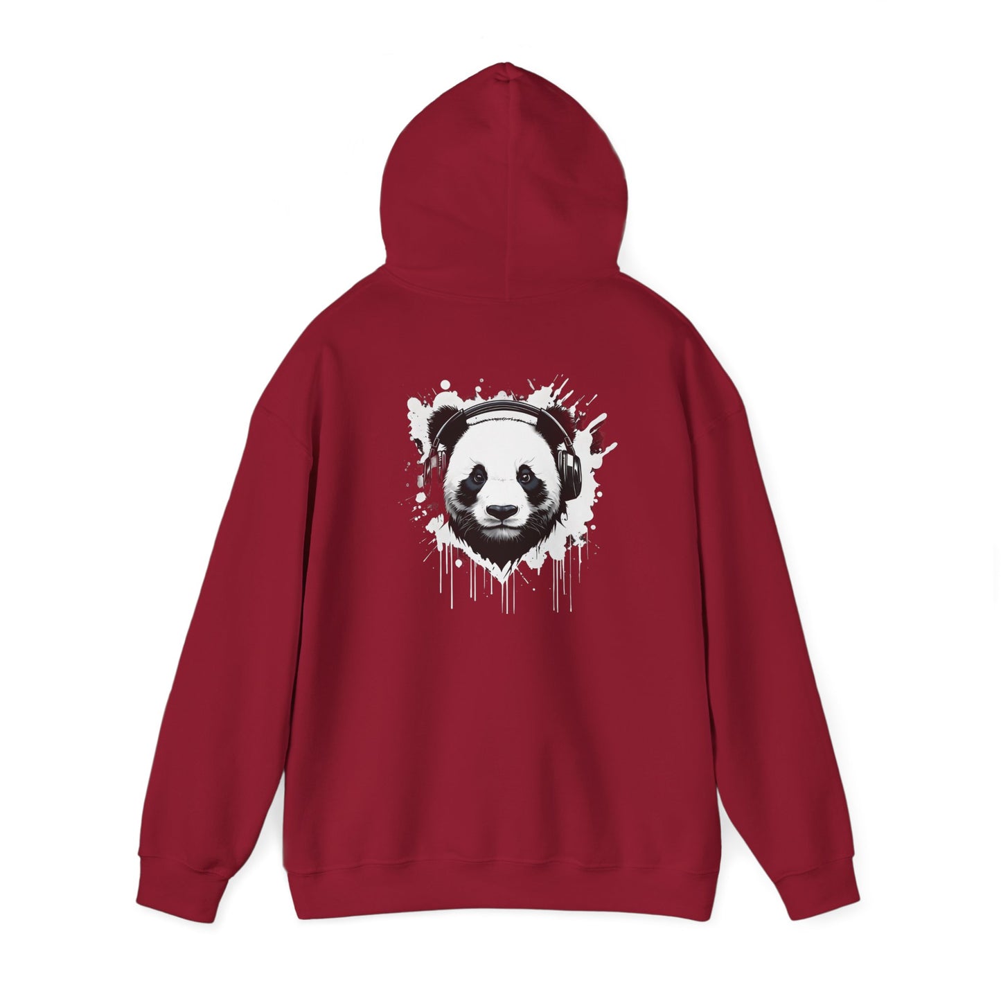 Panda Headphones Unisex Hoodie, Stylish Heavy Blend™ Pullover for Comfortable Streetwear