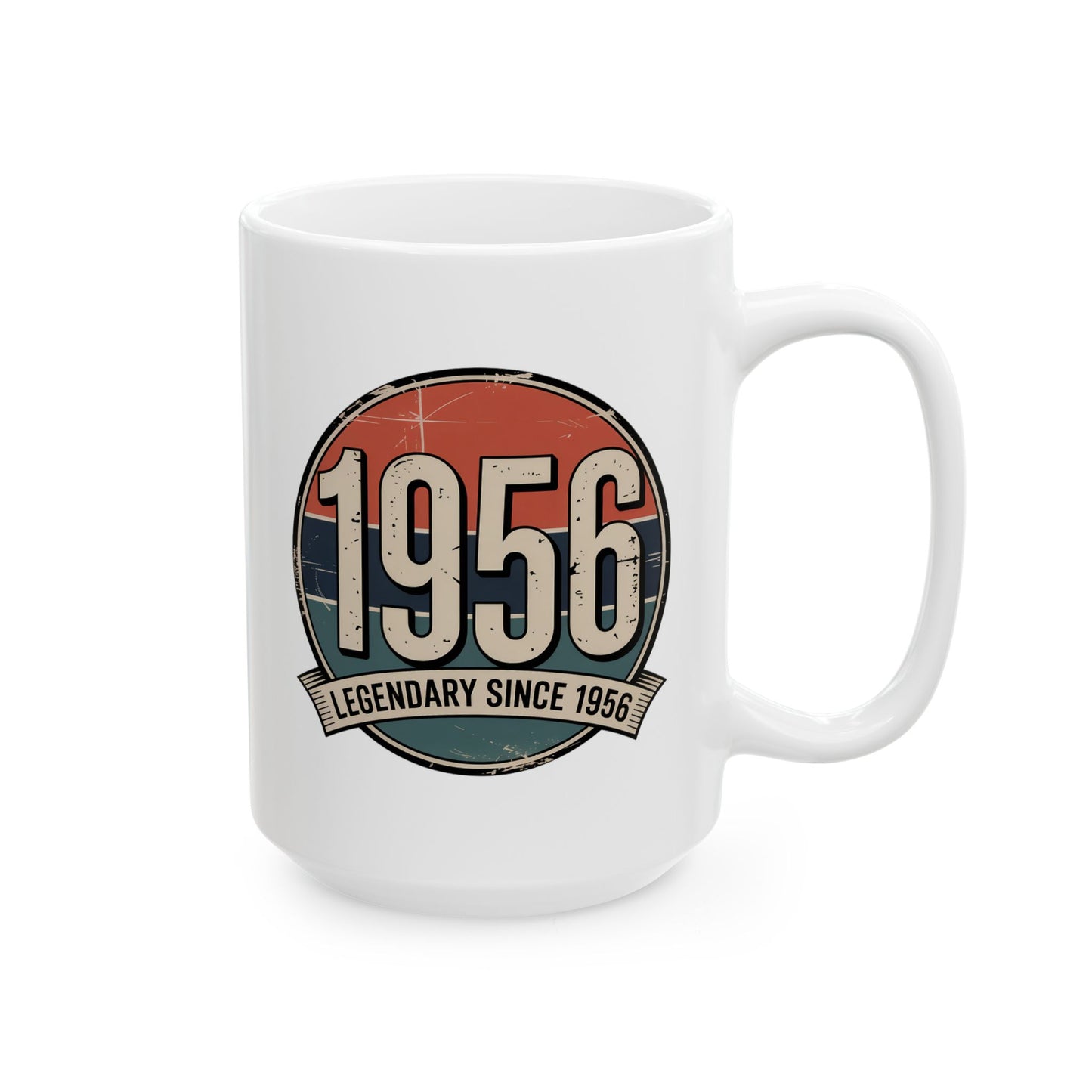 Legendary since 1956 (70th birthday) Ceramic Mug, (15oz)