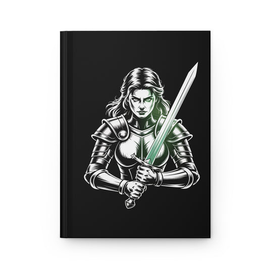 Female Warrior Hardcover Journal Matte