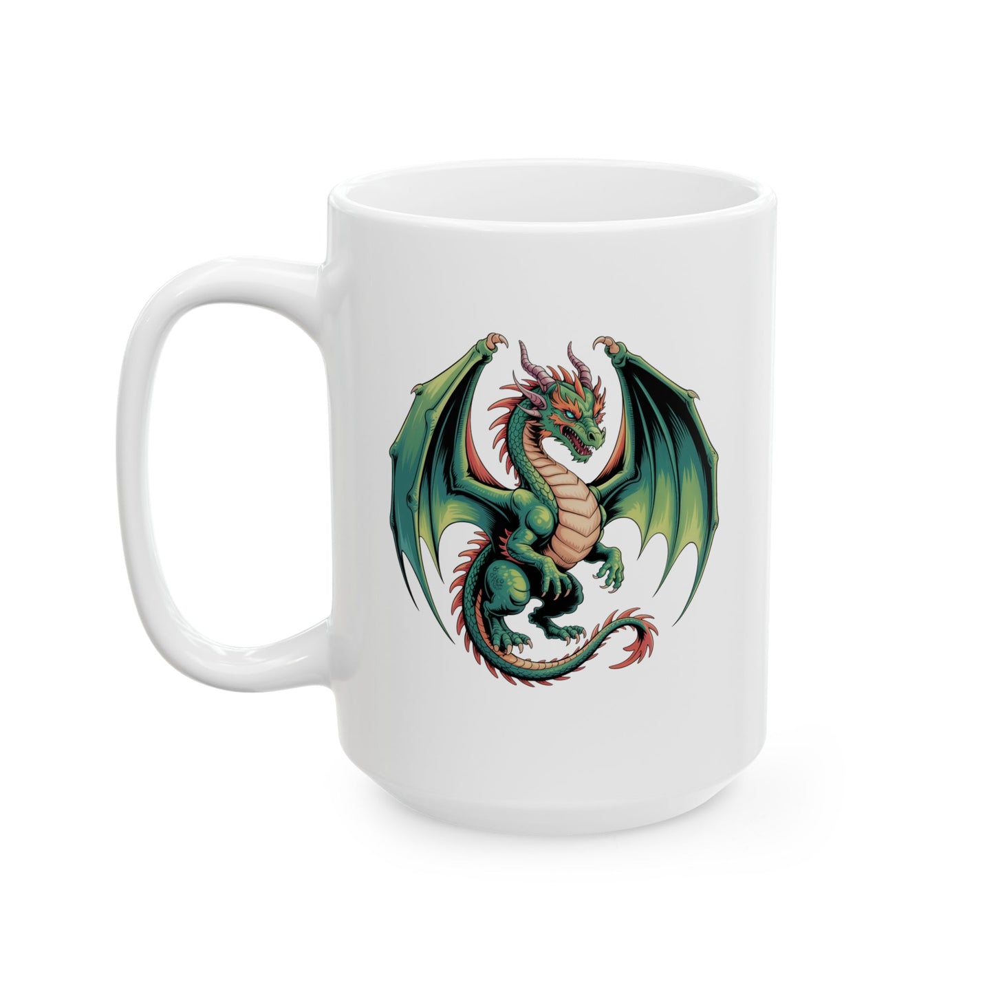 Dragon Ceramic Mug, (15oz) #10613254