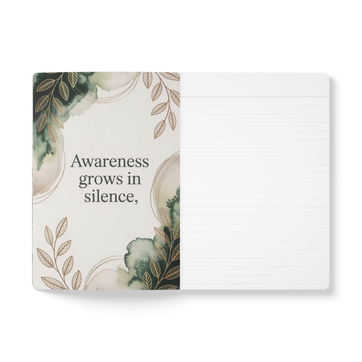 Mindfulness Journal with Inspiring Quotes | Softcover Guided Journal, Meditation Note Book, Wellness Planner, Self-Care Journal, Gift [...]