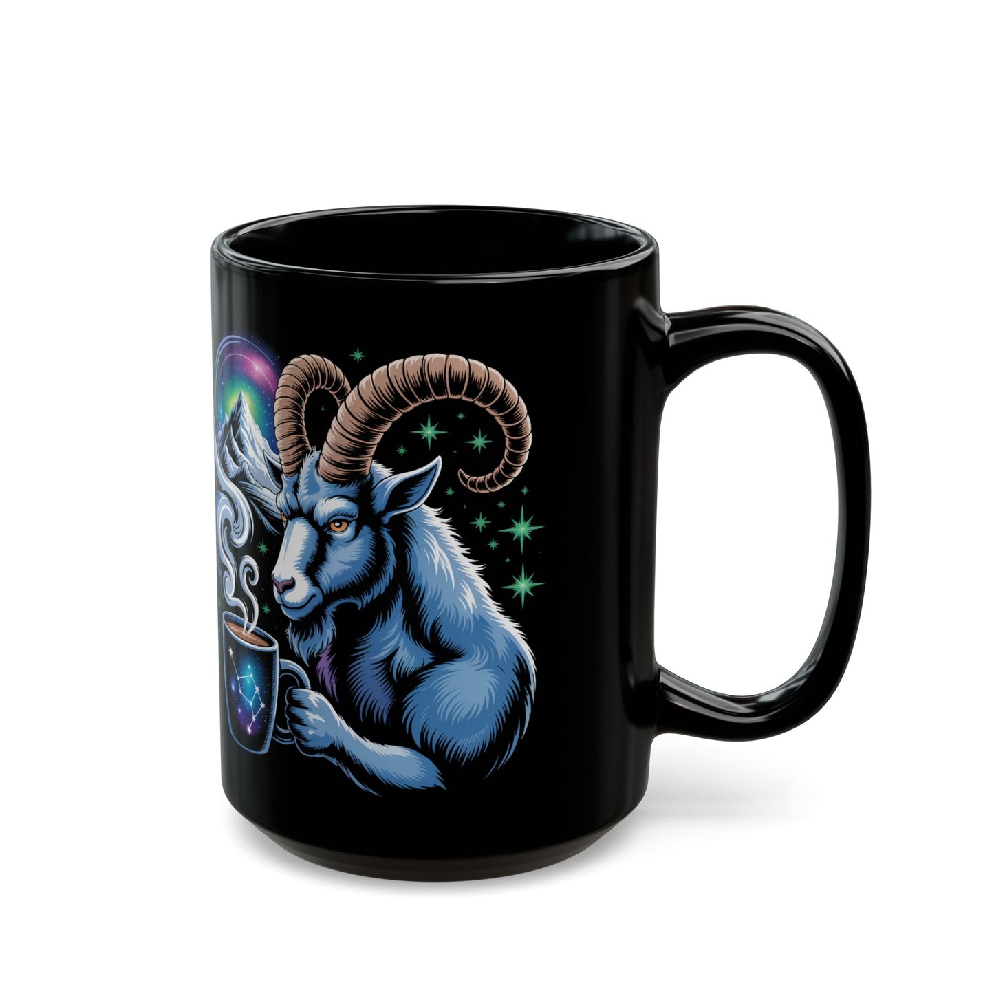 Capricorn Mug | Celestial Coffee Cup for Astrology Lovers, Gift for Birthdays, Zodiacs, Home Decor, Unique Collectible