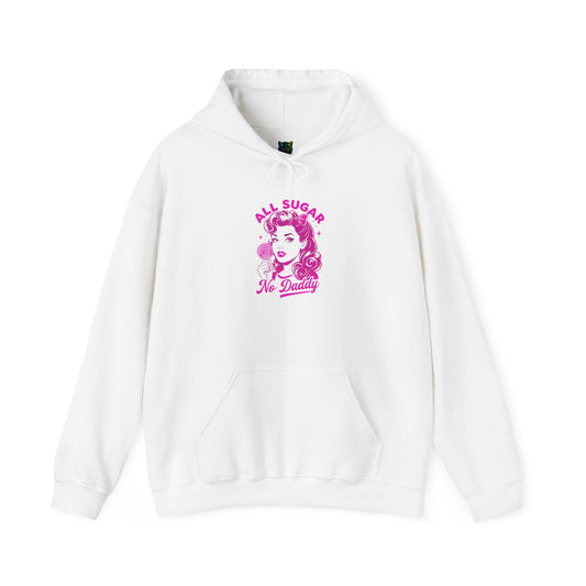 All Sugar No Daddy Graphic Hoodie for Trendy Women