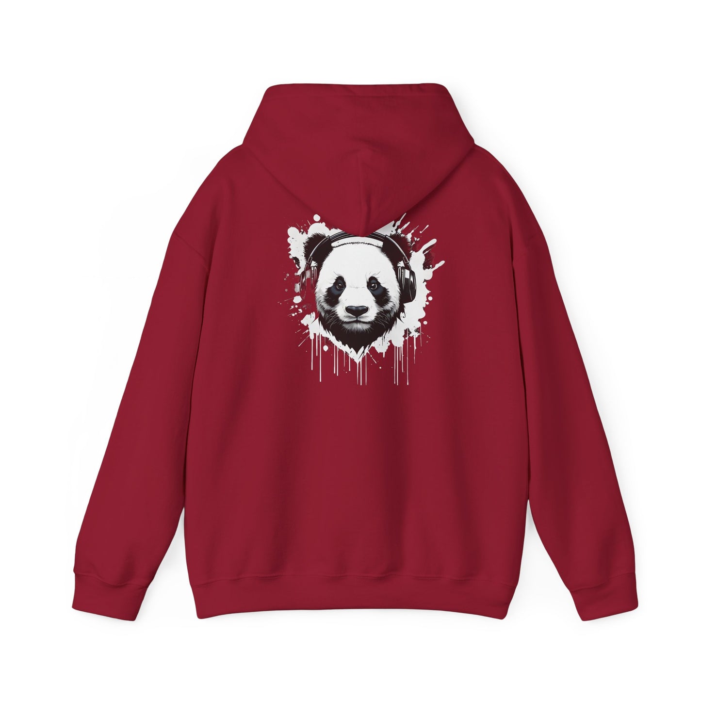 Panda Headphones Unisex Hoodie, Stylish Heavy Blend™ Pullover for Comfortable Streetwear