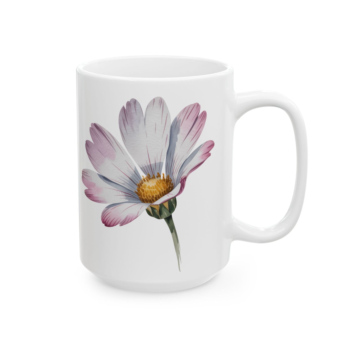 watercolor #1 Mock Ceramic Mug, (11oz, 15oz)