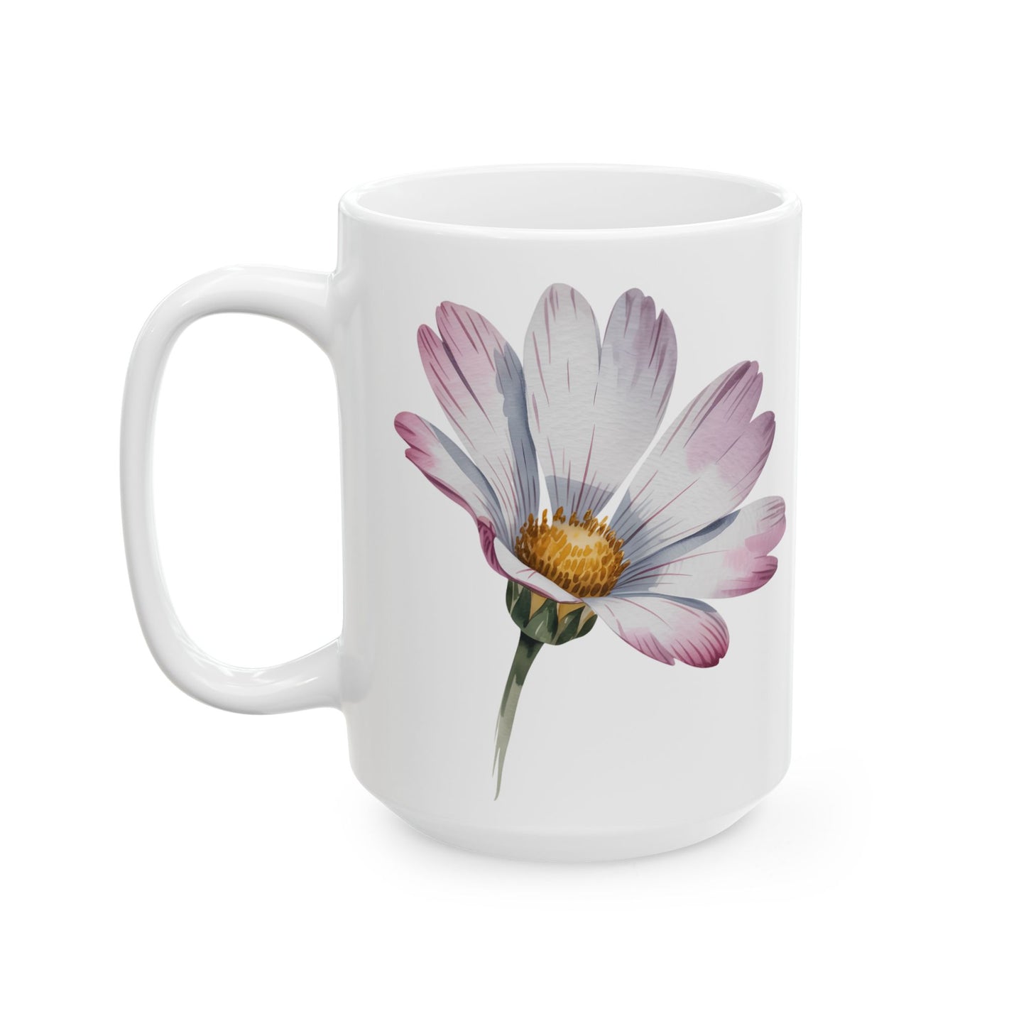 watercolor #1 Mock Ceramic Mug, (11oz, 15oz)