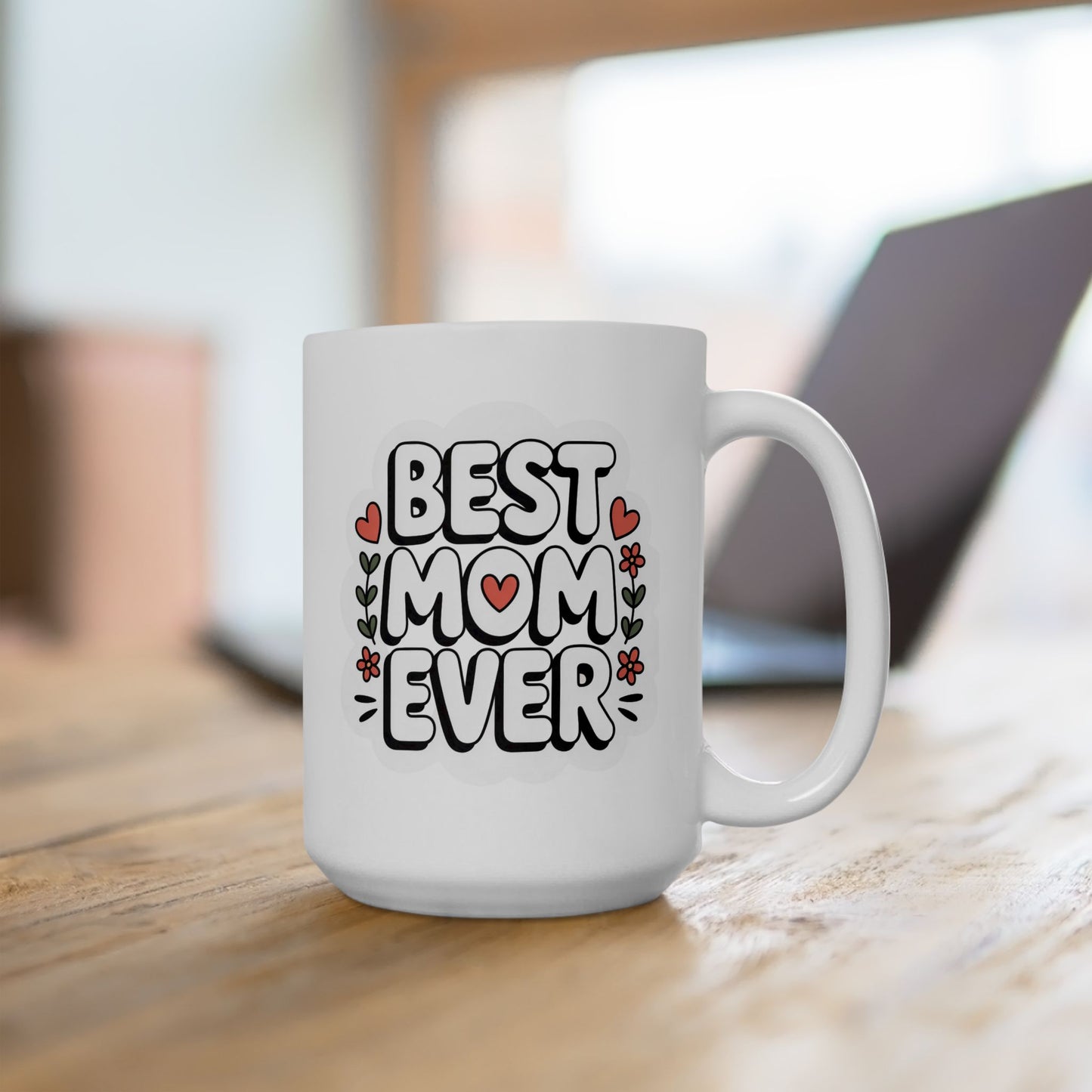 Vector 1 Mug — "Best Mornings Start with Mom" Ceramic Coffee Cup (11oz & 15oz)