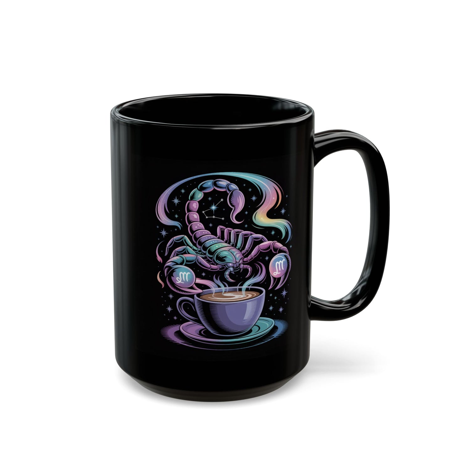 Cosmic Scorpio Mug - Astrology Gift, Unique Coffee Cup for Zodiac Lovers, Horoscope Theme, Magical Scorpion Design