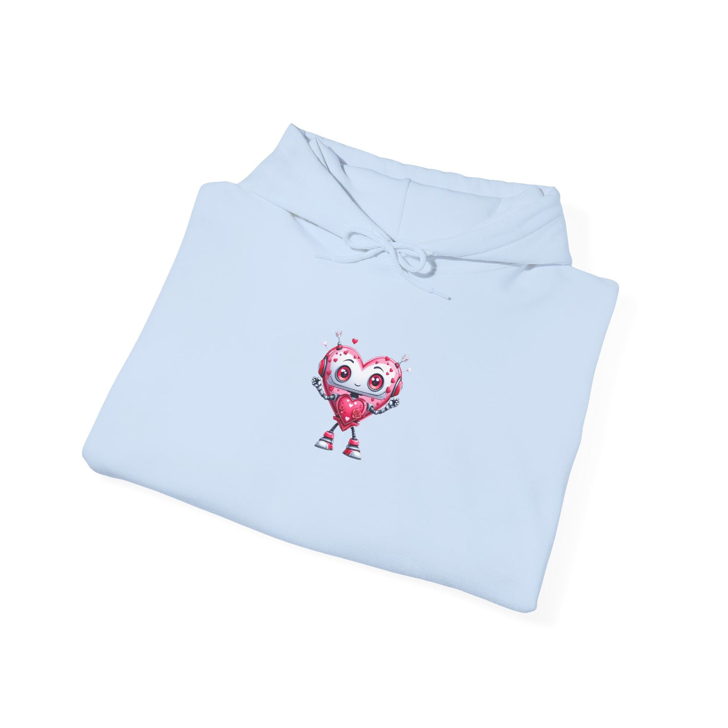 Cute Heart Unisex Hoodie, Soft and Playful Sweatshirt