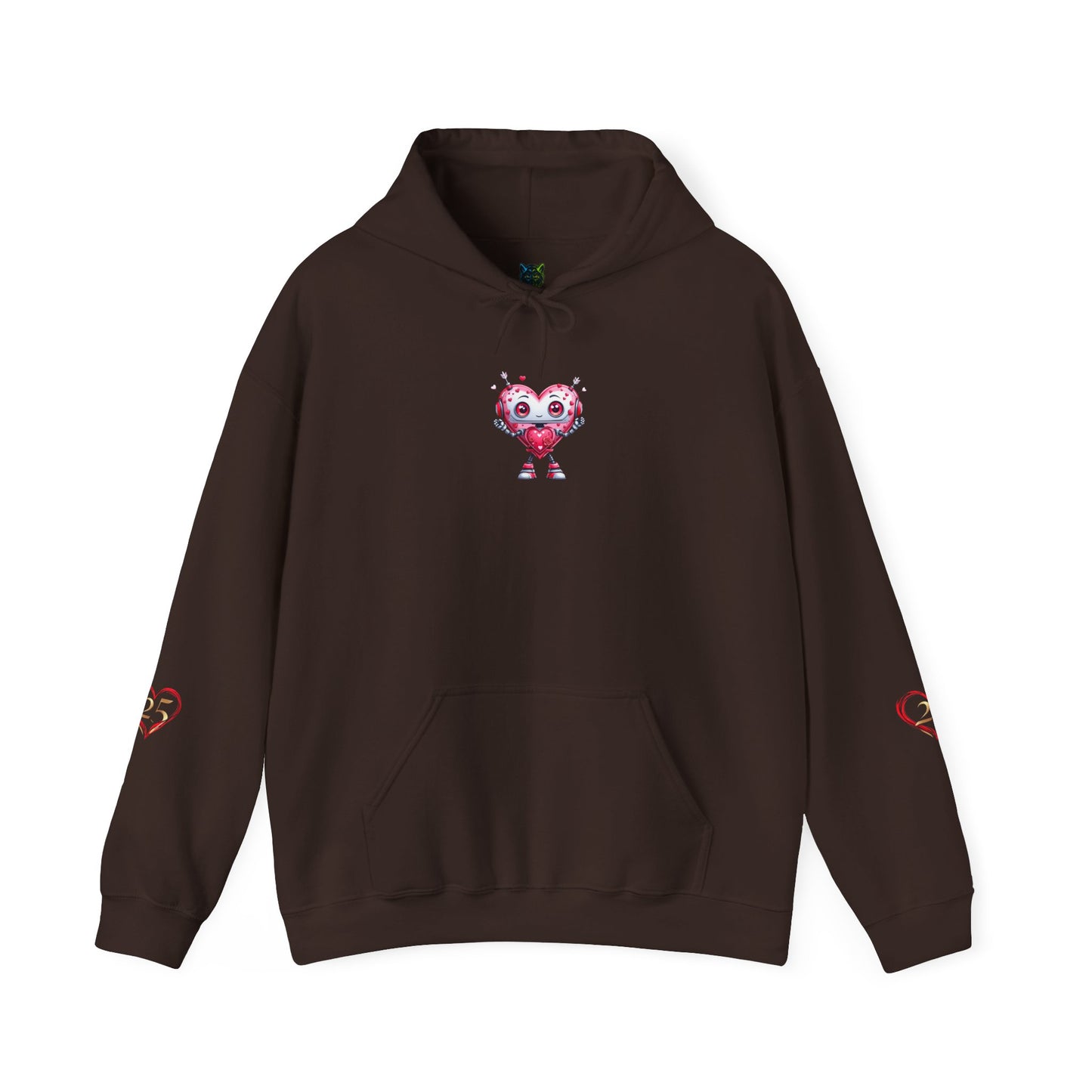 Cute Heart Unisex Hoodie, Soft and Playful Sweatshirt