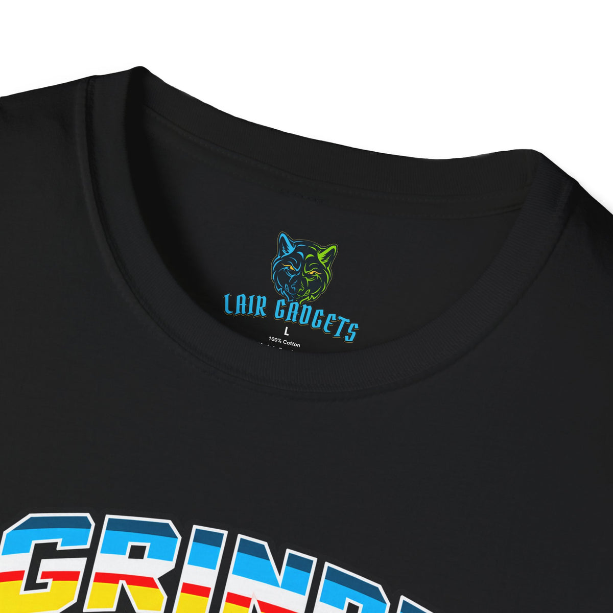 Vintage-style 90s RPG pixel art gamer t-shirt in black 100% cotton