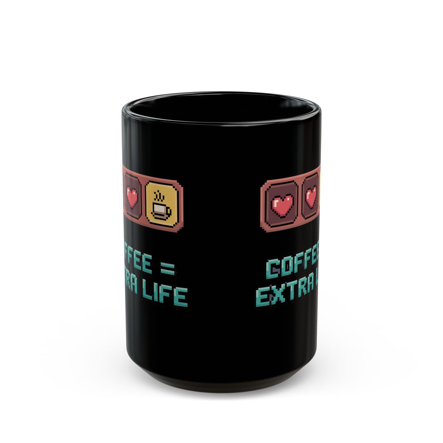 Gamer Coffee Mug - "Coffee = Extra Life" - Perfect Gift for Gamers, Coffee Lovers, Birthday, Holidays