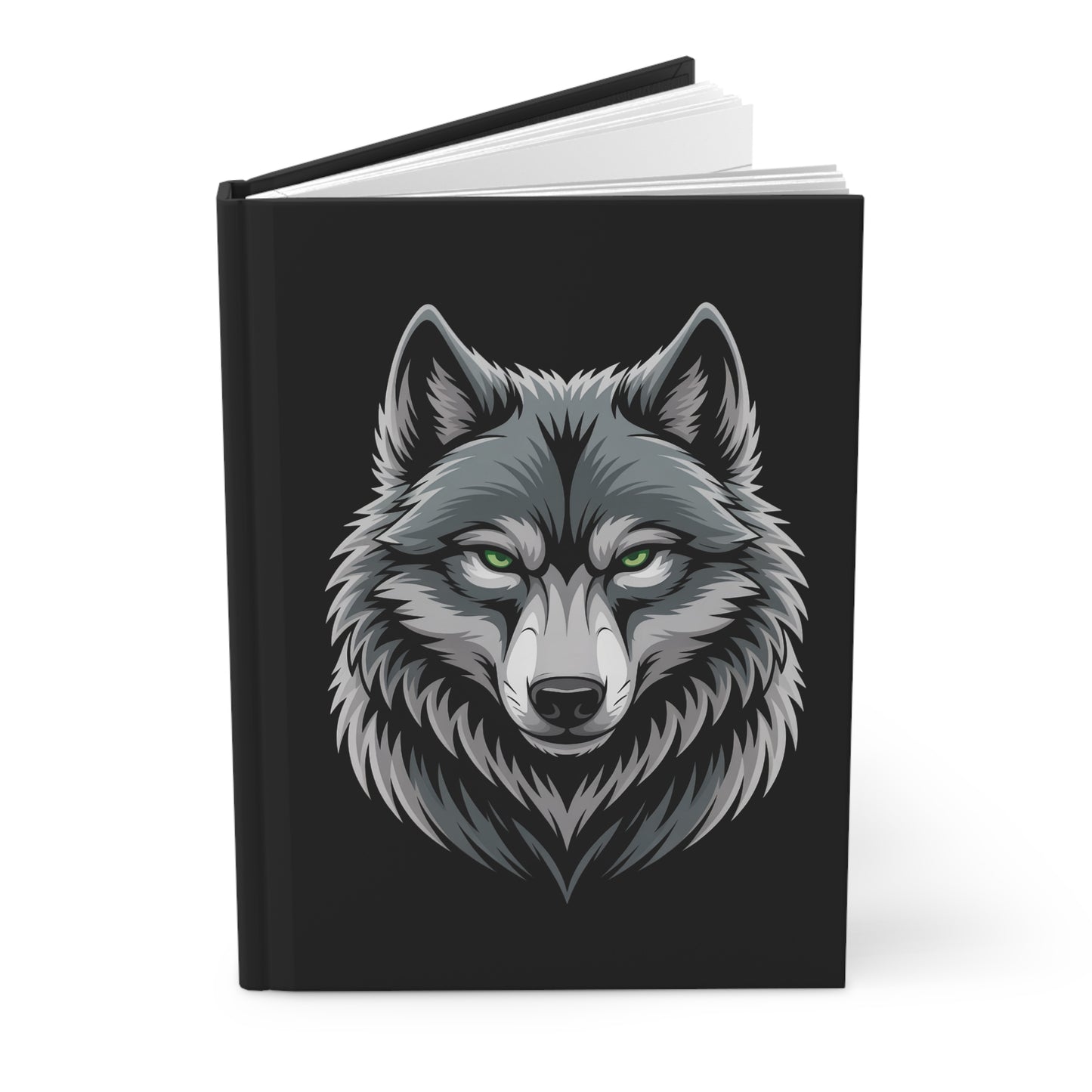 Wolf Hardcover Journal Matte
