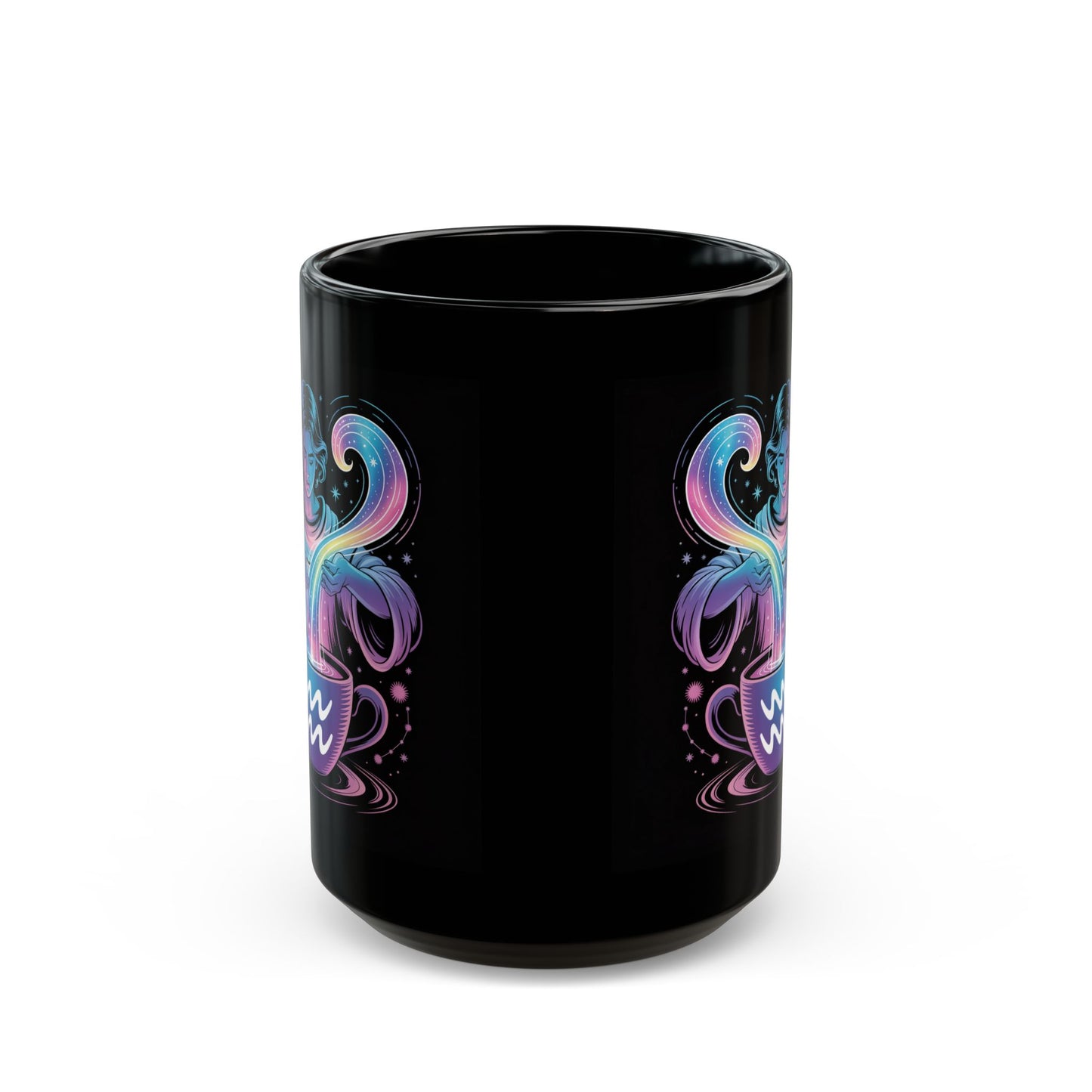 Aquarius Magical Black Mug - Mystic Design for Wake-up Vibes, Perfect Gift for Astrology Lovers, Coffee & Tea Enthusiasts, Cosmic Home Decor, [...]
