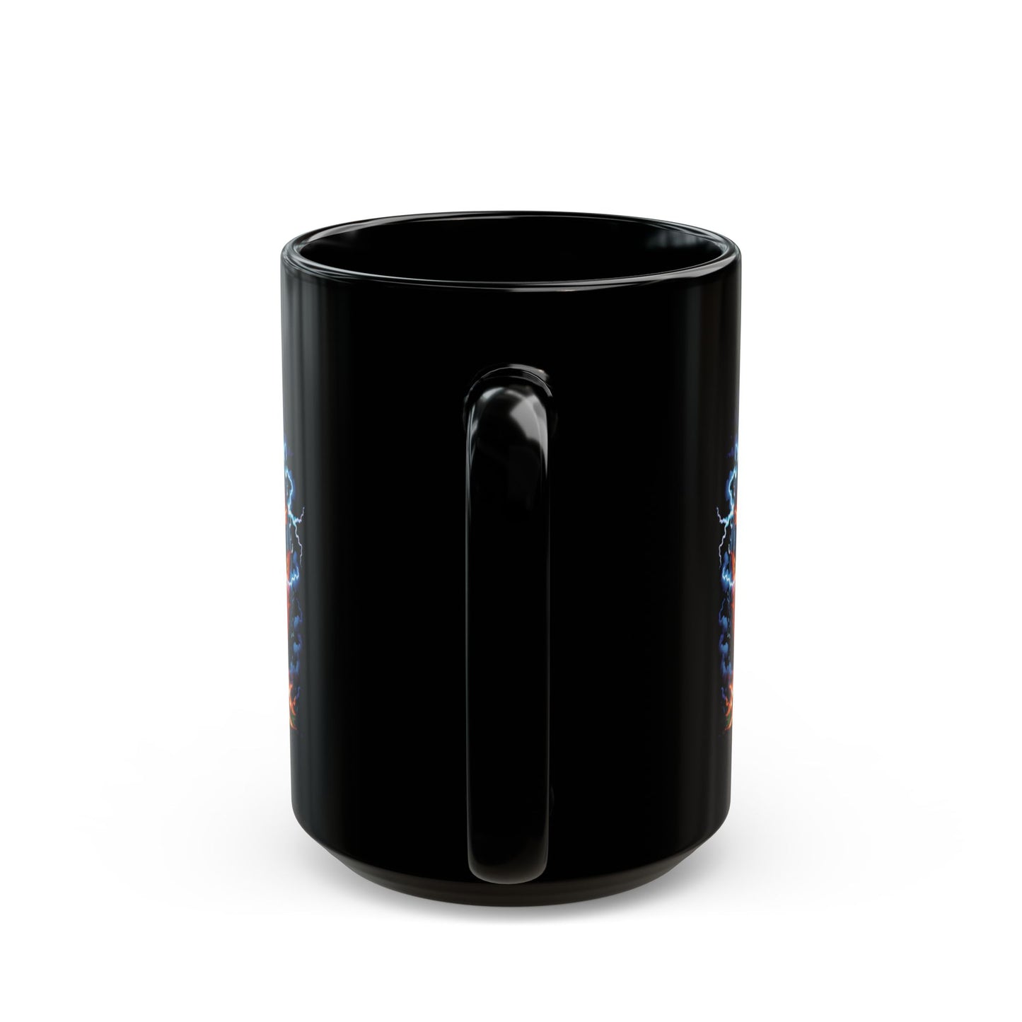 Storm Pumpkin Black Mug (15oz)