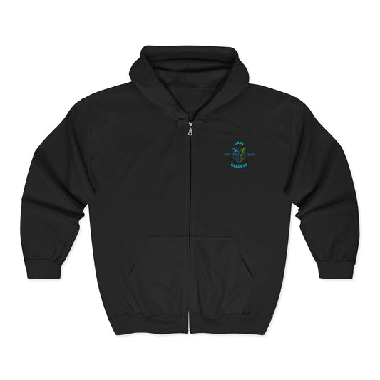 Lair Gadgets Unisex Heavy Blend™ Full Zip Hooded Sweatshirt Ghost Edition