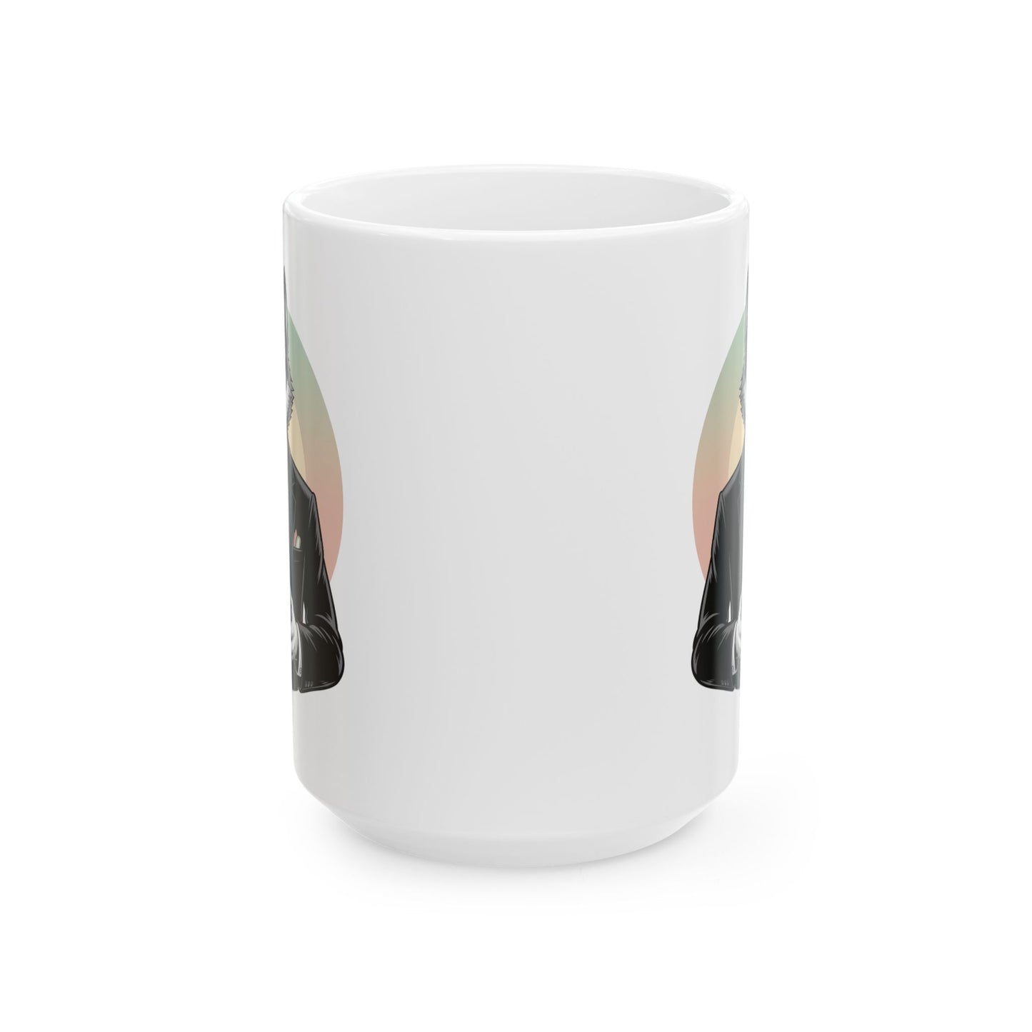 Wolf in Easter Ceramic Mug, (15oz)