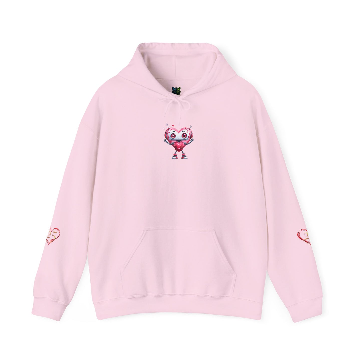 Cute Heart Unisex Hoodie, Soft and Playful Sweatshirt