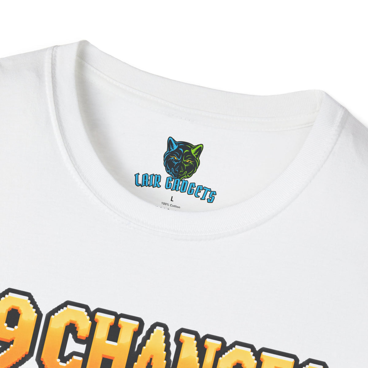 99 Chances Not 1 Save retro pixel art dragon graphic tee, alternate view
