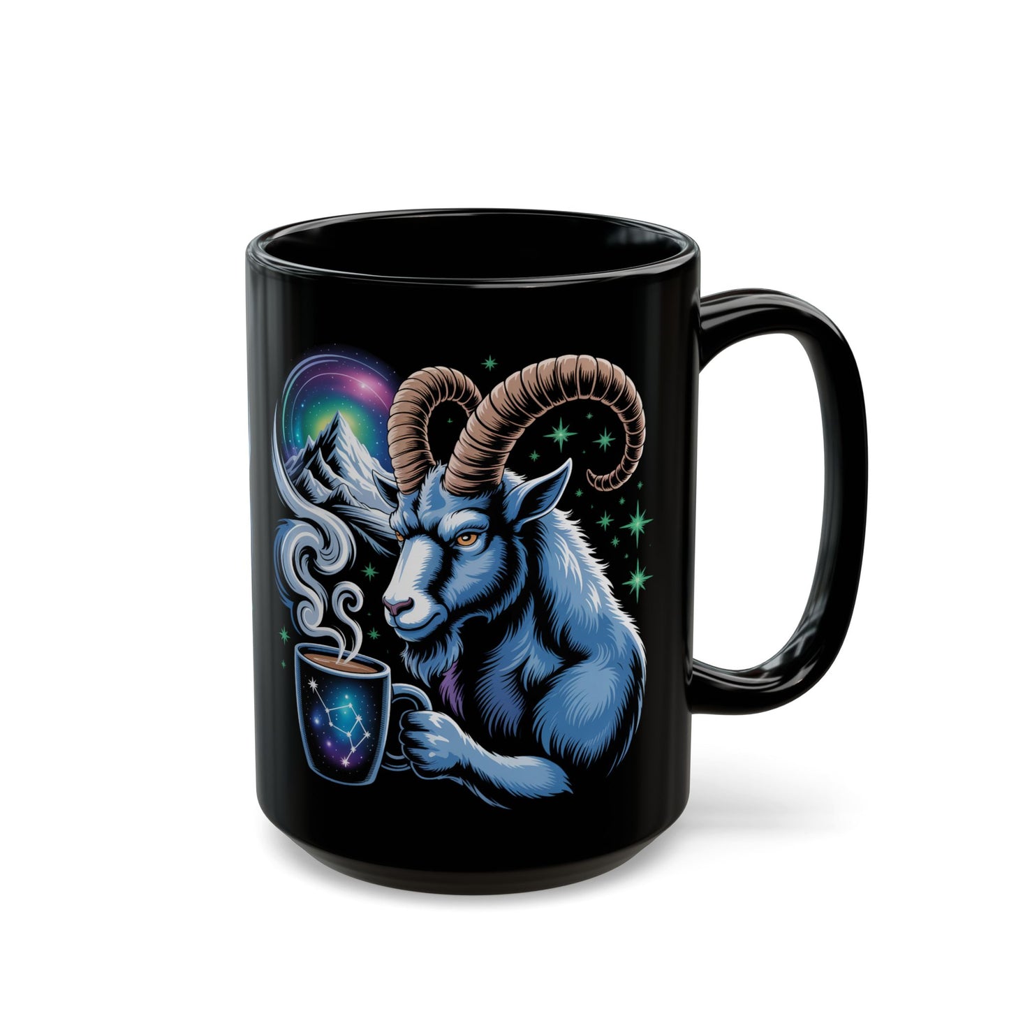 Capricorn Mug | Celestial Coffee Cup for Astrology Lovers, Gift for Birthdays, Zodiacs, Home Decor, Unique Collectible