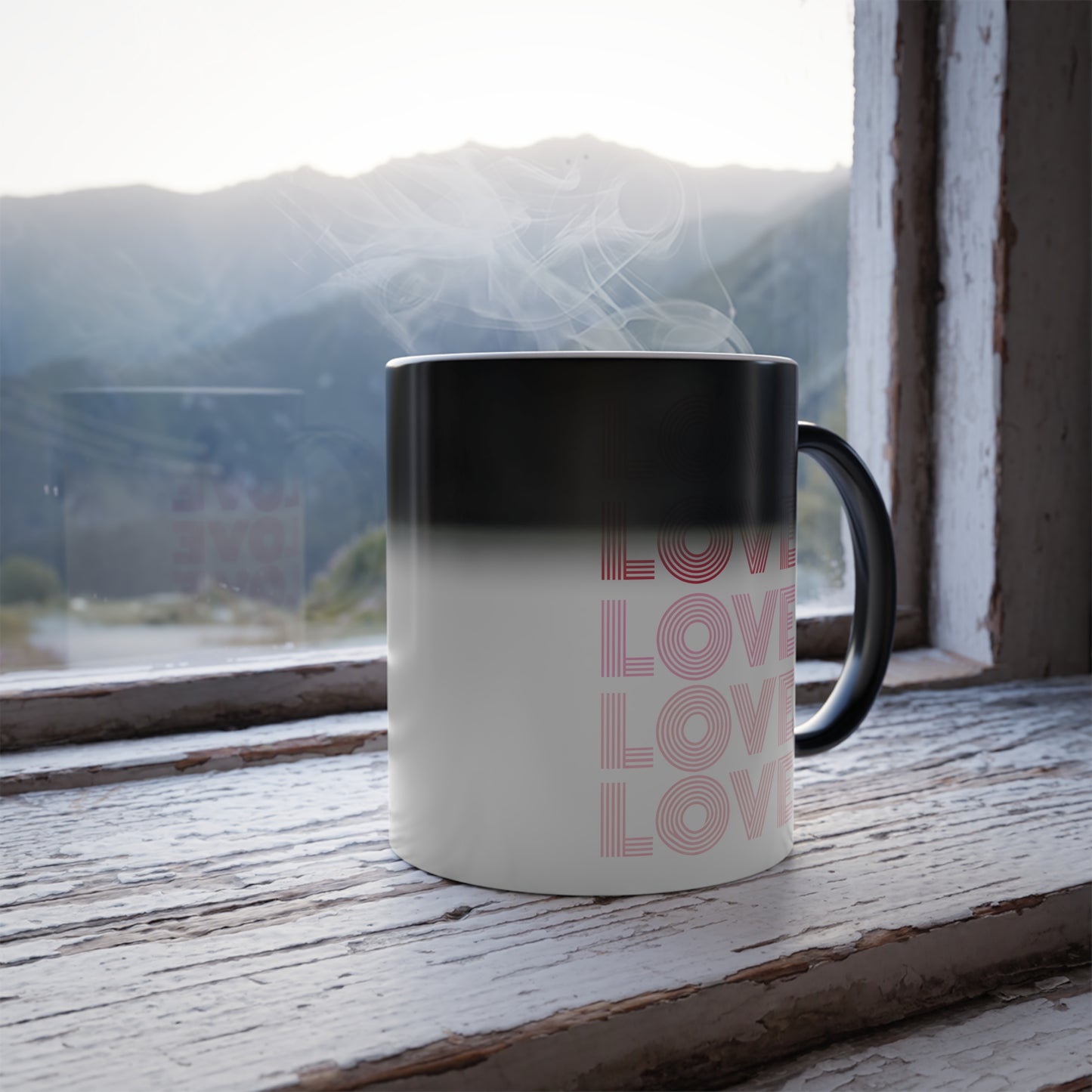 Color Morphing Love Mug - 11oz Heat Sensitive Cup for Romance and Gifts