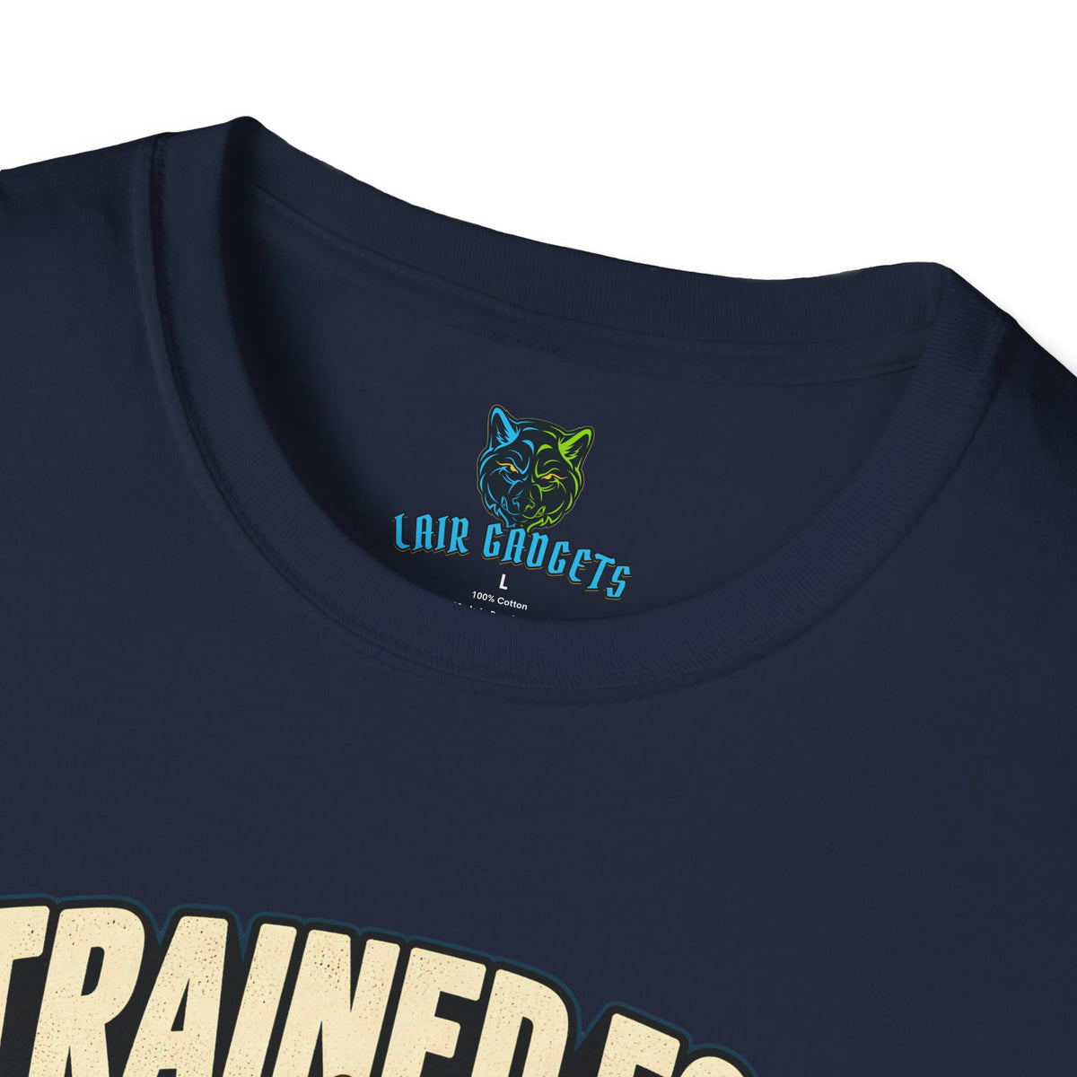 Trained for Absolutely None of This nurse graphic tee, alternate view