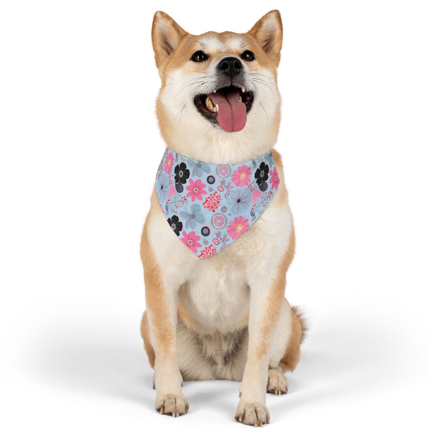 Floral Pet Bandana Collar - Stylish Dog Accessory for All Occasions