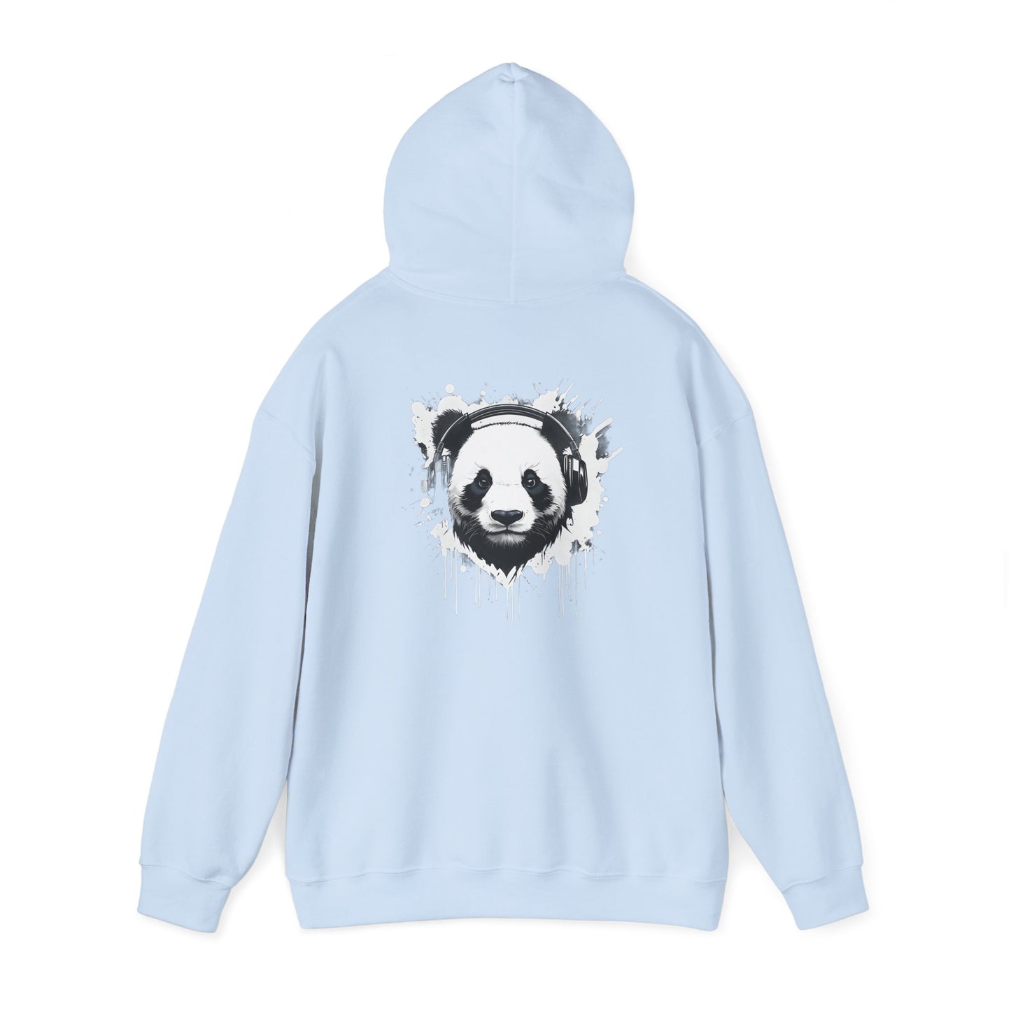 Panda Headphones Unisex Hoodie, Stylish Heavy Blend™ Pullover for Comfortable Streetwear